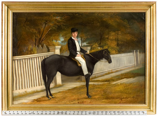 Portrait of a Boy on Horseback, scale view