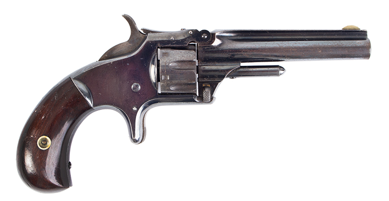 Smith & Wesson Model No. 1, Third Issue, 98% Blue! Serial number: 58143, right facing