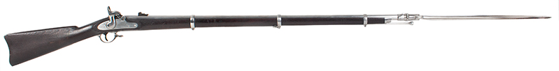 COLT Special Model 1861 Contract Rifle – Musket, Dated 1864 Complete with “US” Marked Bayonet, right facing bayonet