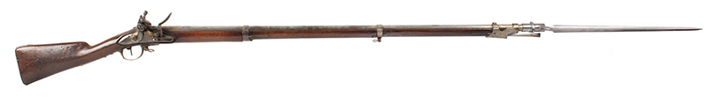Charleville Heavy Infantry Musket, Model 1777, Corrige Model 1777/Year IX Model 1777 corrected in the year IX, or 1800 / French Revolutionary Calendar, bayonet right facing