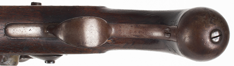 Flintlock Pistol, U.S. Model 1836, Asa Waters, Millbury, Massachusetts, 1841, trigger guard