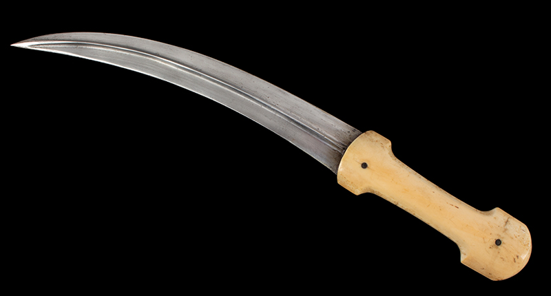 Antique Jambiya, Walrus Ivory Hilt, said to be Armor Piercing Dagger, Image 1