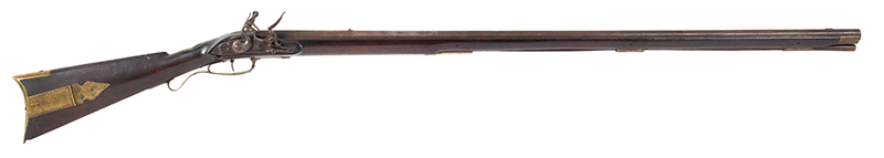 New England Flintlock Musket, KY Style, William Allen, Sutton, Massachusetts Worcester County, right facing