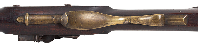 New England Flintlock Musket, KY Style, William Allen, Sutton, Massachusetts Worcester County, trigger guard