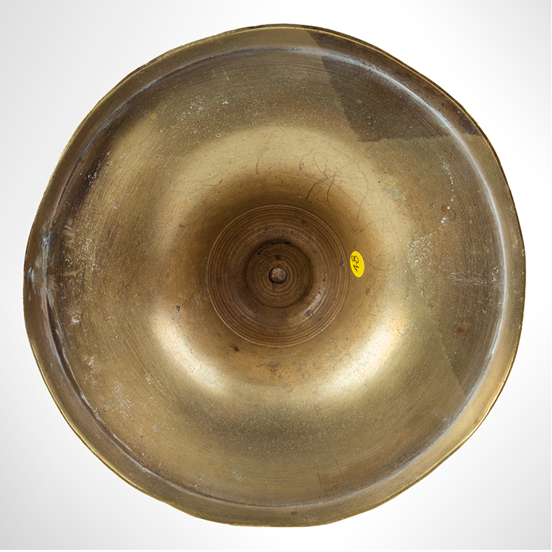 Late 15th Century Candlestick, Franco-Flemish, bottom view