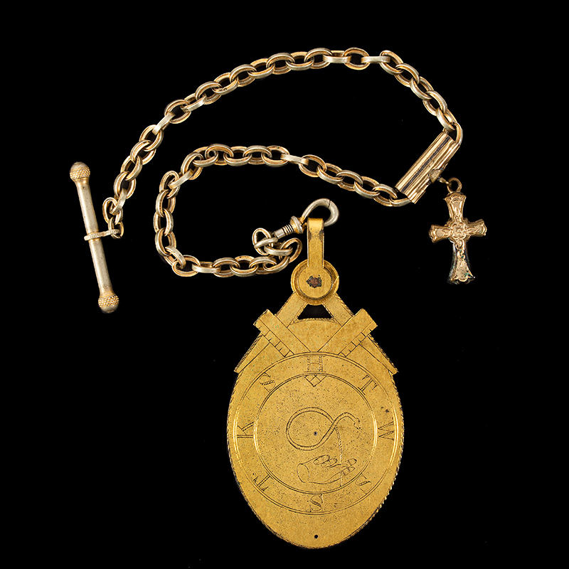 Masonic Mark Masters Medal Presented to J.H. Blaisdell, Image 1