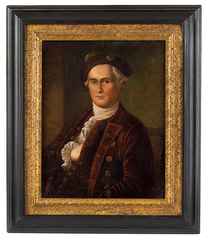 Portrait, Mordecai Gist, Revolutionary War Continental Army Brigadier General After Charles Wilson Peale (Fine Arts Museum of San Francisco), entire view