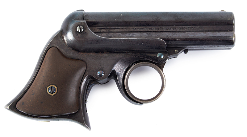 Remington Elliot's Patent 4-Barrel Ring-Trigger Pepperbox, right facing