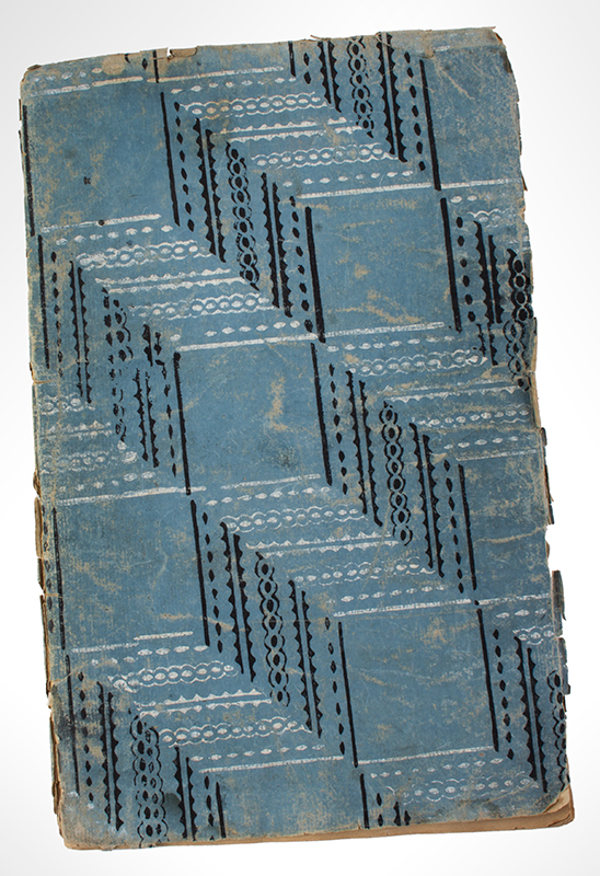 Antique, Mathematics & Ciphering Book, Wallpaper Cover, Image 1