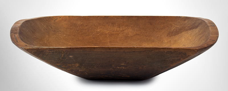 19th Century New England Trencher, Treen Chopping Bowl, Image 1
