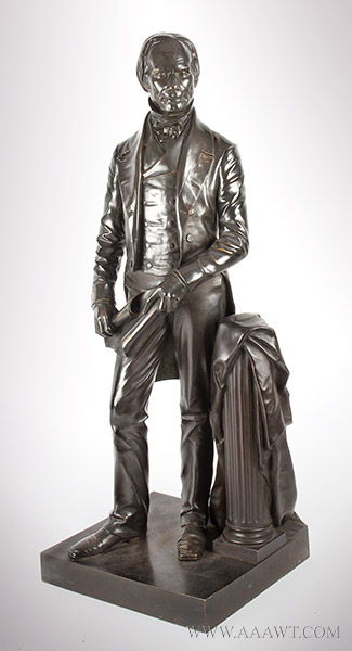 Henry Clay Bronze Figure, Full Length Statuette, Image 1