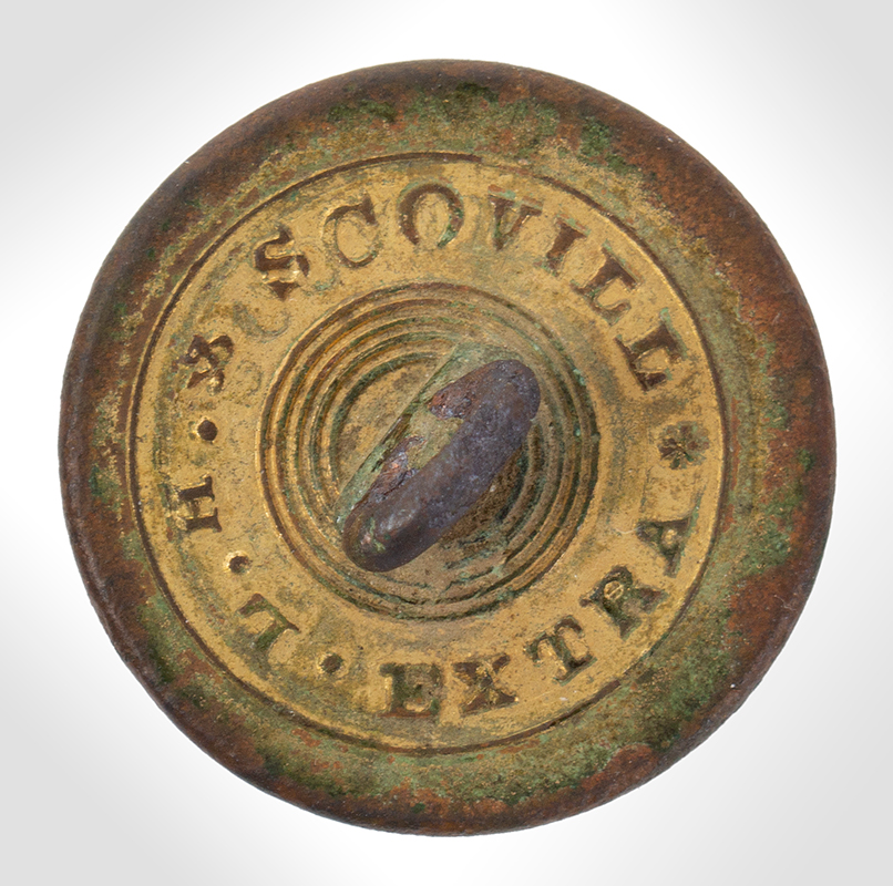 Marquis De Lafayette Medallion Button, LH & Scovill, Albert PC 31-B1, back view