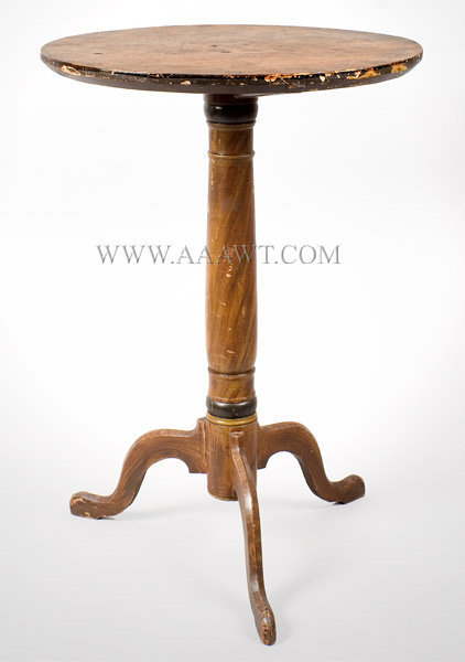 Candlestand, Original Paint, Faux Graining
New England
Early 19th Century, entire view