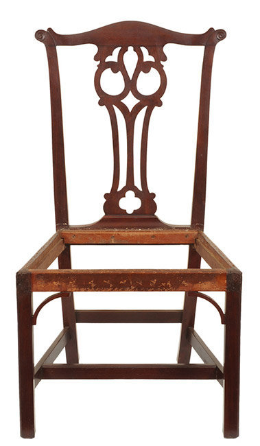 Antique Set of Six Chippendale Mahogany Side Chairs, Connecticut, Circa 1770 to 1790, entire view