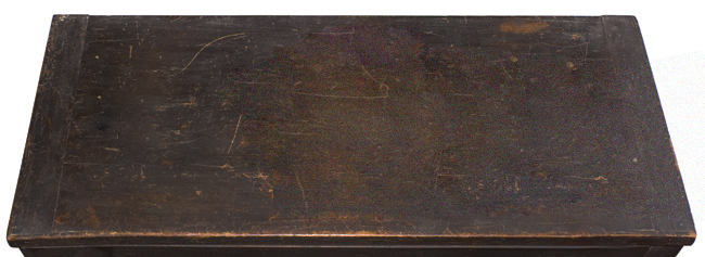 Sugar Chest, Sheraton, Wide Rectangular Form, Original Surface Probably Kentucky, Unknown Maker, top view