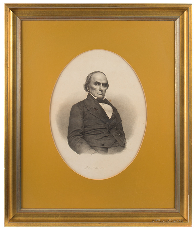 Daniel Webster, Mezzotint after John Adams Whipple daguerreotype, Image 1
