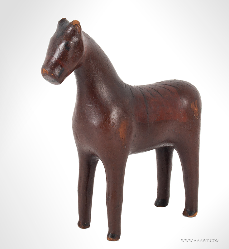 Carved Folk Art Horse, Original Paint, Image 1