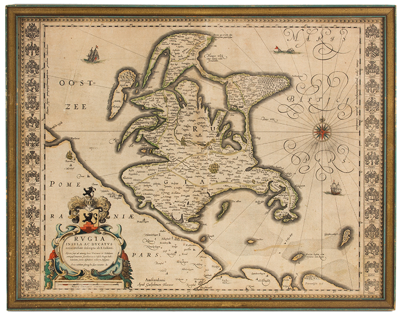 Antique Map, Rugia Insula ac ducatus, Image 1