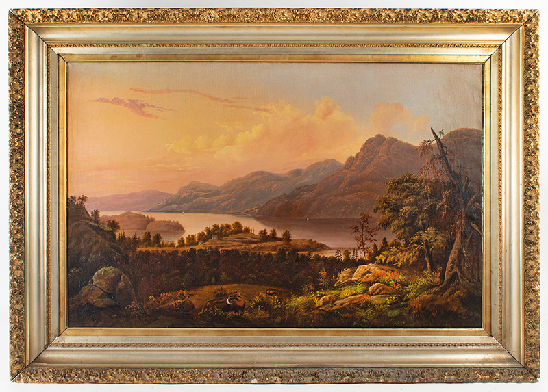 Hudson River Valley Landscape by James B. Hope (1818-1892), Image 1