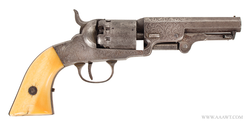 Manhattan Pocket Model Percussion Revolver, Series I, Serial Number 69, Image 1