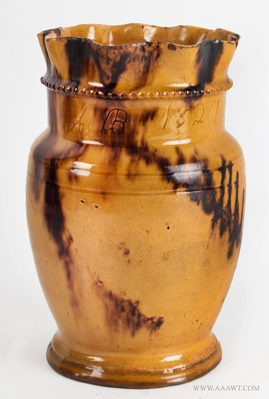 Redware Vase, Pennsylvania, Image 1