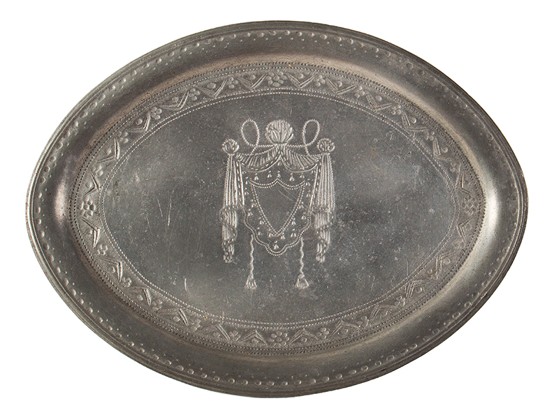 Antique Pewter teapot Stand,<br />
James Vickers, Image 1
