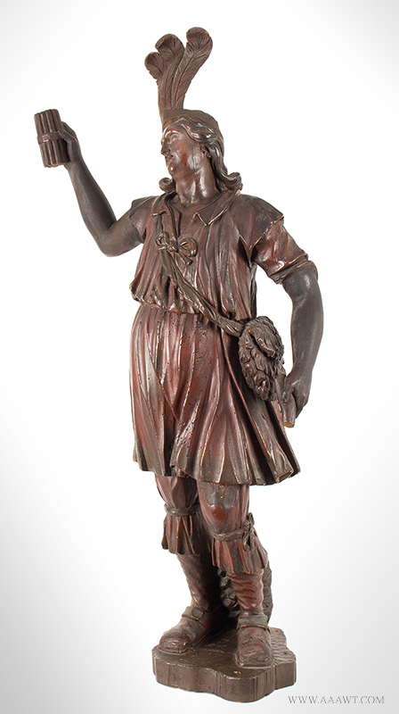 Cigar Store, Tobacconist Figure, Classical Pose, Image 1