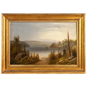 Painting, Lake George, Hudson River Valley School
