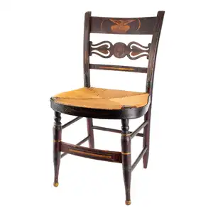 Side Chair, Sheraton Fancy Chair, Featuring Portrait of George Washington 1810-1835