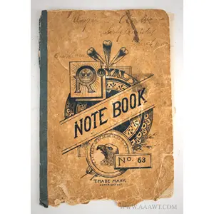 Manuscript, Notebook: Popular 19th Century Song Lyrics