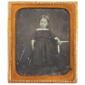 Daguerreotype, Little Girl, Sixth Plate