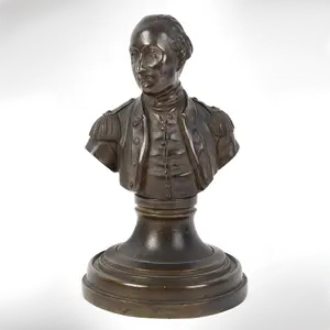 Diminutive Bronze Bust, George Washington