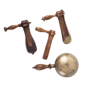 Antique Alarm Rattles, Fire, Police, Battle, Muffin Bell