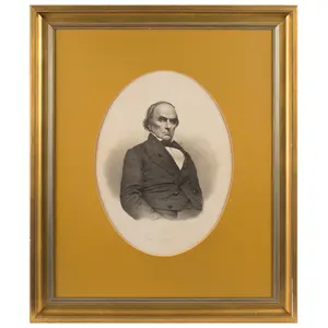 Daniel Webster, Mezzotint after John Adams Whipple daguerreotype