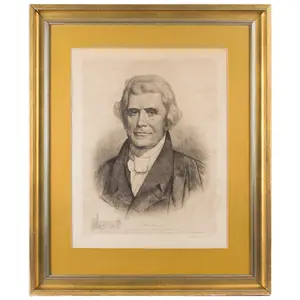 John Marshall, After Chester Harding, etching by Albert Rosenthal (1863-1939)