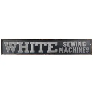 Trade Sign, White Sewing Machines