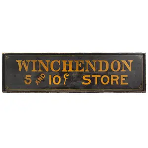 Trade Sign, Winchendon Five and Dime Store, 5 and 10c Store