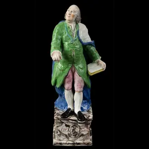 Figure of Benjamin Franklin, Known Ralph Wood Type