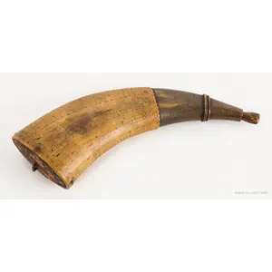 Powder Horn, Steamed and Flattened
