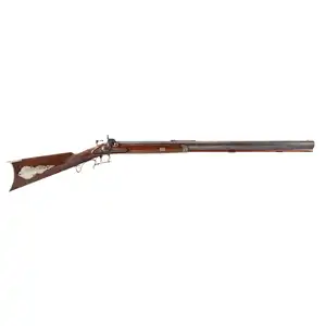 Antique Rifle, Henry Pratt, Roxbury, Massachusetts, Half-stock Sporting Rifle Lockplate & Barrel Signed PRATT / ROXBURY