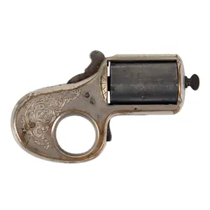 Knuckle Duster Revolver, Scarce Two-Tone Finish, James Reid, Catskill, New York, Serial number: 12892