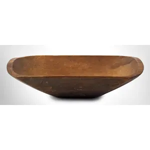 19th Century New England Trencher, Treen Chopping Bowl