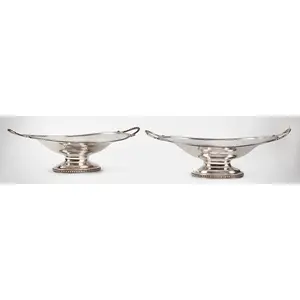 Silver Baskets, Pair, Oval, New York City
