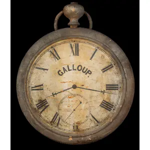 Trade Sign, Jewelers, Pocket Watch, Painted Wood