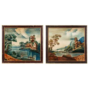Nineteenth Century Theorem Landscapes, Schoolgirl Compositions, Large