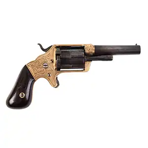 Pistol, Percussion, Brooklyn Arms Co., Slocum Side-Loading Pocket Revolver
