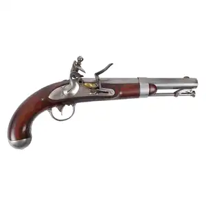 US Model 1836 Flintlock Pistol, Dated 1842, A FINE EXAMPLE. Robert Johnson, Middletown, Connecticut