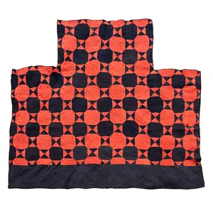 Linsey Woolsey Pieced Bed Quilt