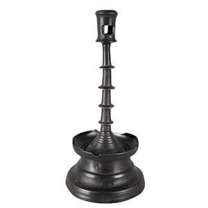 Gothic Four-Knop High-Skirt Candle Stick