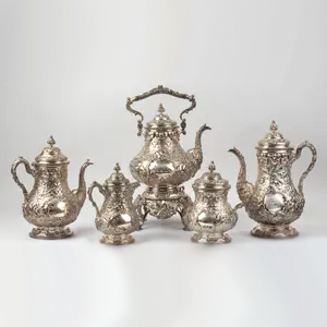 Tiffany & Co., Silver Five-Piece Tea & Coffee Service, Civil War Period Presentation